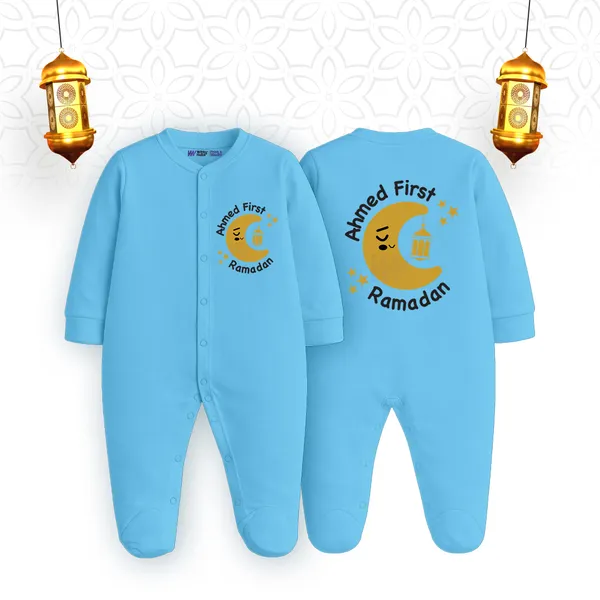 Blue_Cotton_My_First_Ramadan_Full_Sleeve_Romper_For_Baby