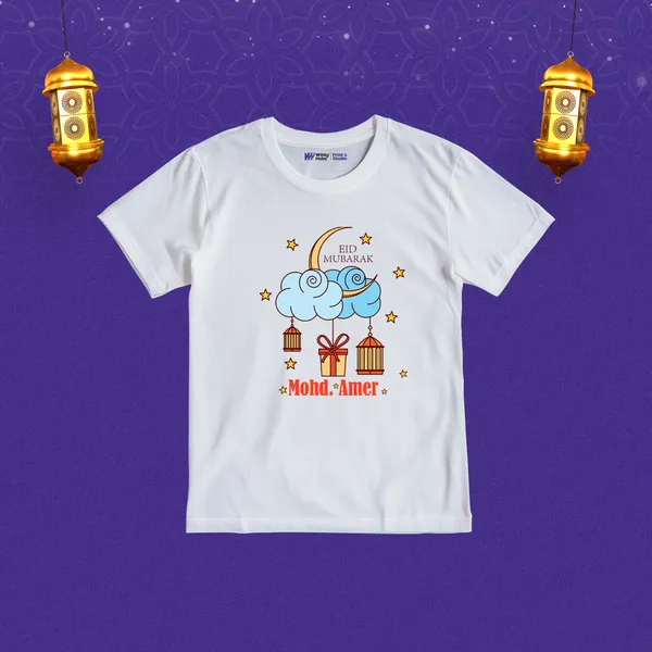 White_Cotton_Eid_Mubarak_Printed_T-Shirt_For_Kids