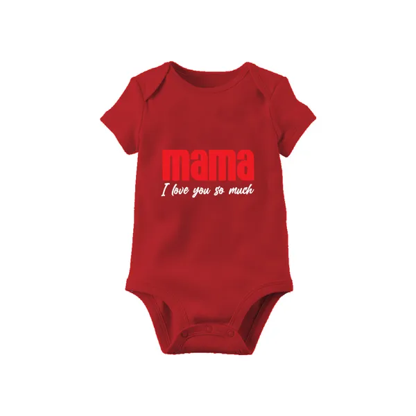 Red_Cotton_Mama_Print_Bodysuit_For_Baby