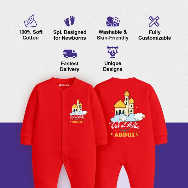 Red_Customized_Ramadan_Eid_Al_Adha_Printed_Baby_Romper