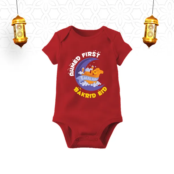 Ahmed_First_Bakrid_Eid_Red_Cotton_Onesie_For_Baby