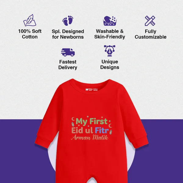 Red_Cotton_My_First_Eid_Ul_Fitr_Romper_For_Baby