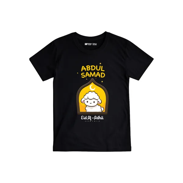 Black_Cotton_Customizable_Eid_Al_Adha_Print_Kids_T-Shirt