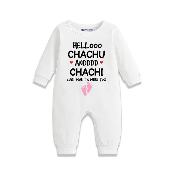 White_Cotton_Chachu_Chachi_Announcement_Romper_For_Newborn