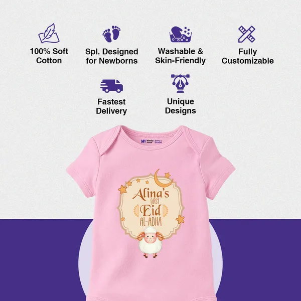 Pink_Cotton_Eid_Mubarak_Printed_Baby_Romper
