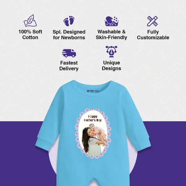 Blue_Cotton_Happy_Mother'S_Day_Romper_For_Baby