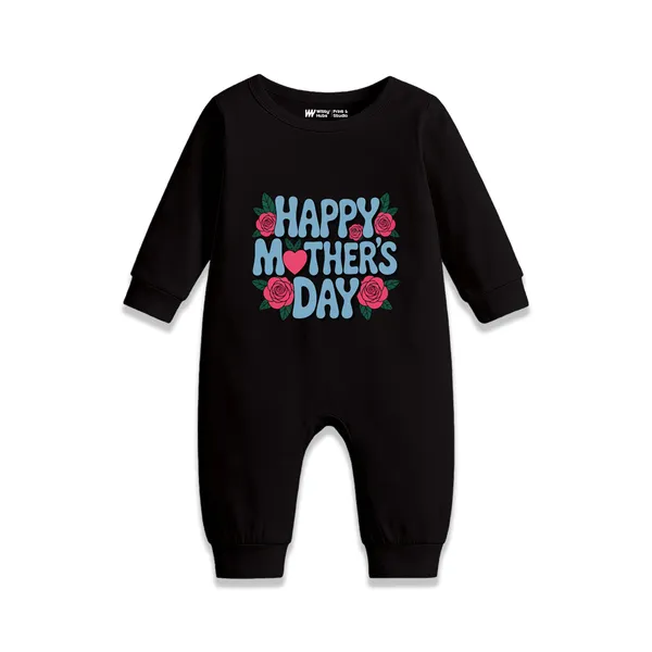 Black_Cotton_Happy_Mother'S_Day_Full_Sleeve_Romper_For_Babies