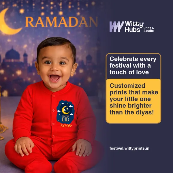 Red_Customized_My_First_Eid_Baby_Romper