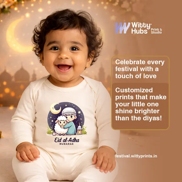 White_Cotton_Eid_Al-Adha_Mubarak_Full_Sleeve_Romper_For_Baby