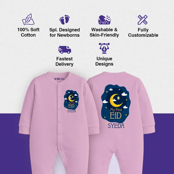 Pink_Customized_My_First_Eid_Romper_For_Baby