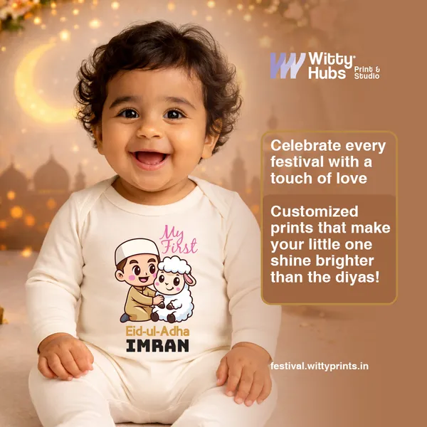 Cream_Cotton_My_First_Eid-Ul-Adha_Romper_For_Babies