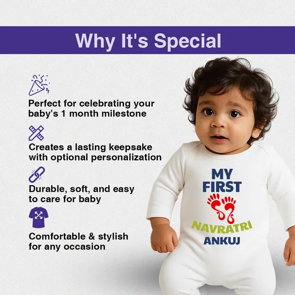 White_Cotton_My_First_Navratri_Ankuj_Printed_Baby_Romper