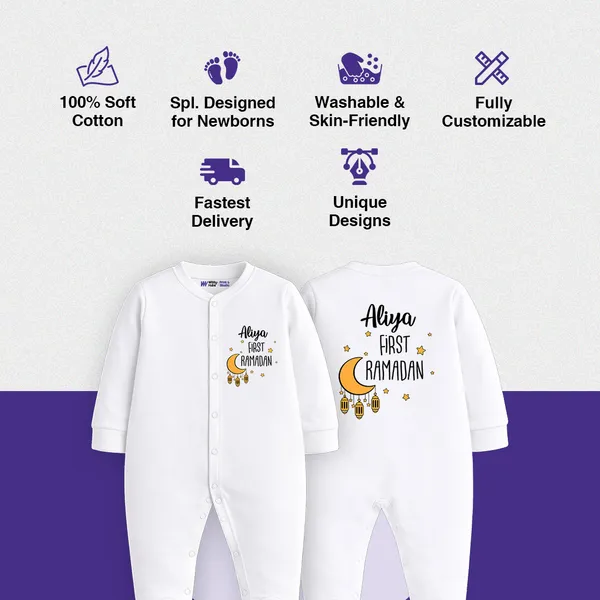 White_Customized_Ramadan_Print_Baby_Romper