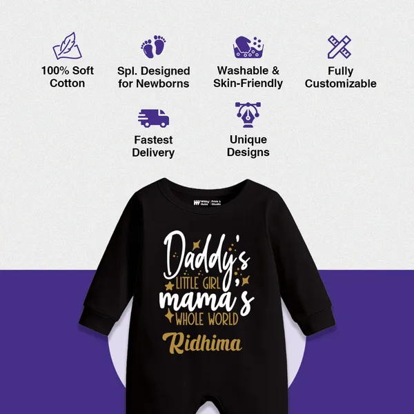 Black_Personalized_Baby_Romper_For_1_Month_Milestone