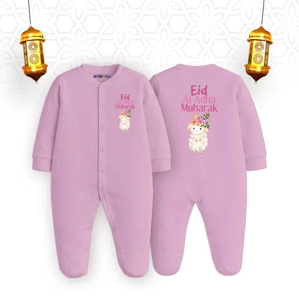 Pink_Cotton_Eid_Mubarak_Printed_Romper_For_Baby