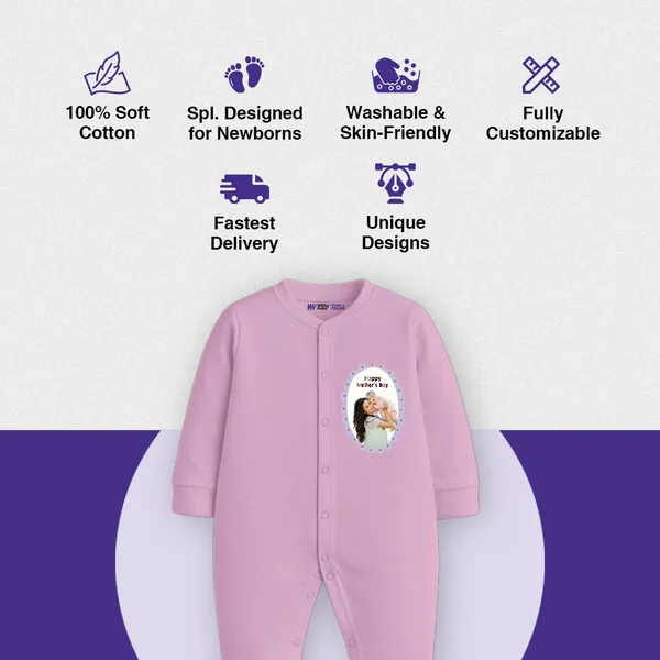 Pink_Cotton_Personalized_Footed_Romper_For_Baby