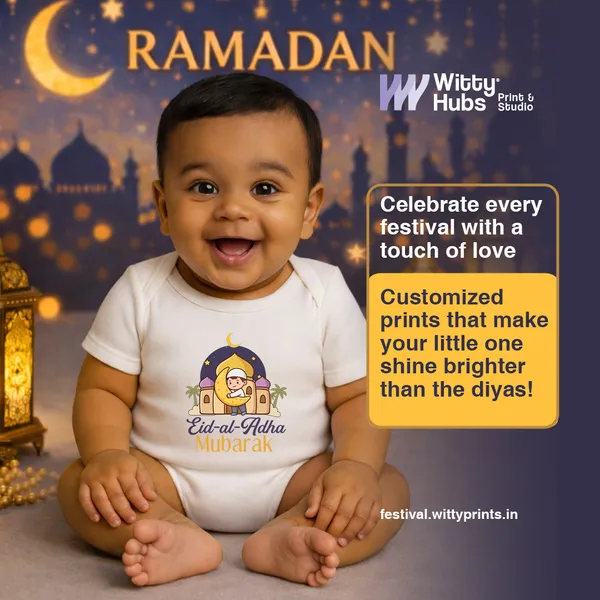 White_Eid_Al_Adha_Mubarak_Festive_Cotton_Baby_Romper