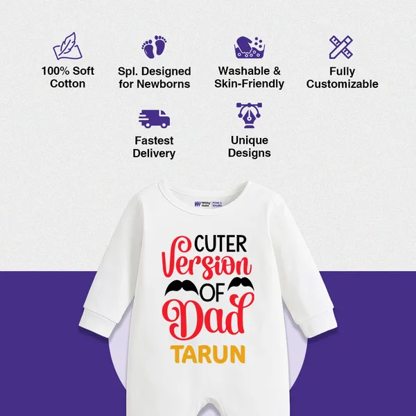 White_Cotton_Romper_With_Customizable_Dad_Print_For_Babies