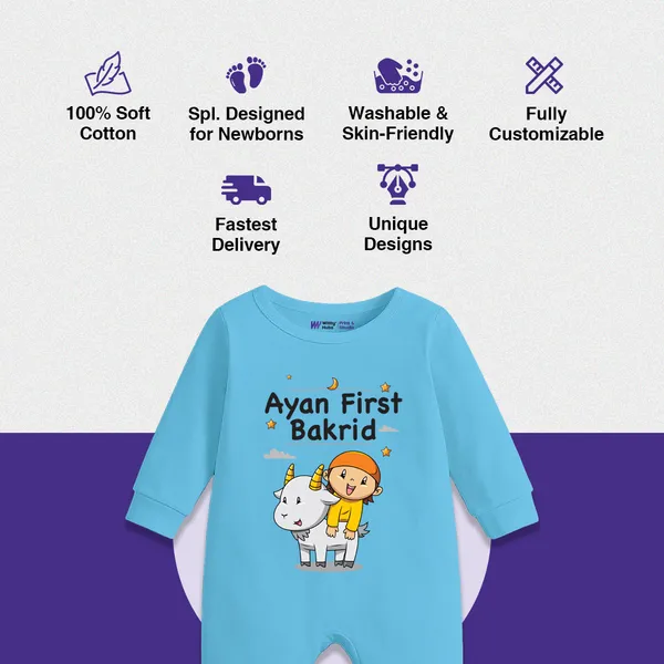 Blue_Cotton_Ayan_First_Bakrid_Romper_For_Baby_Boys