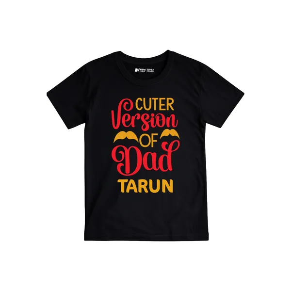 Black_Cotton_Cuter_Version_Of_Dad_Personalized_Baby_T-Shirt