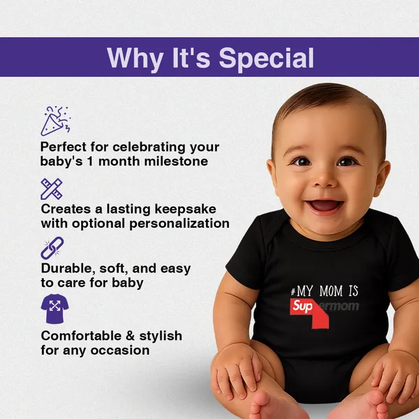 Black_Cotton_My_Mom_Is_Supermom_Baby_Bodysuit_For_1_Month