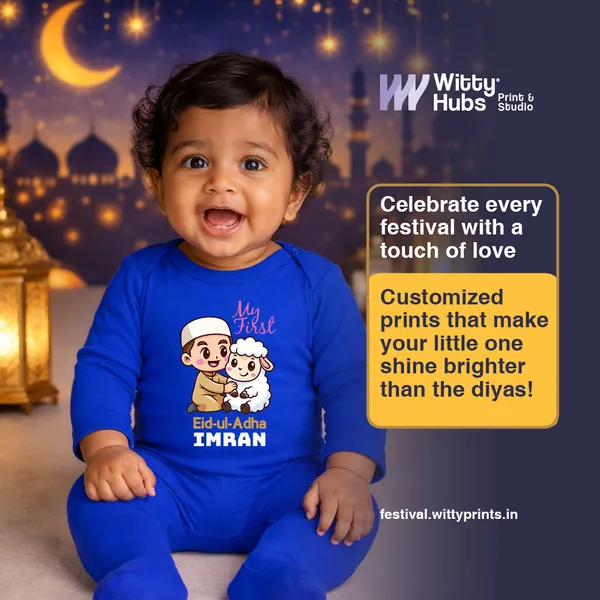 Blue_Cotton_My_First_Eid-Ul-Adha_Romper_For_Baby_Boys
