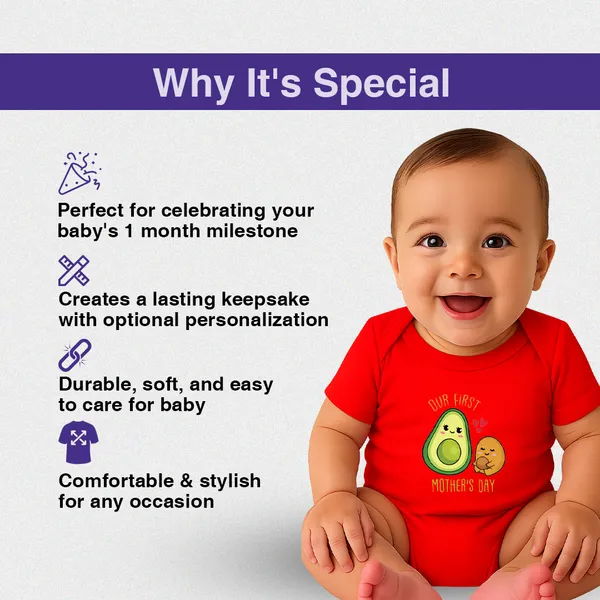 Red_Cotton_Our_First_Mother'S_Day_Avocado_Print_Romper_For_Baby
