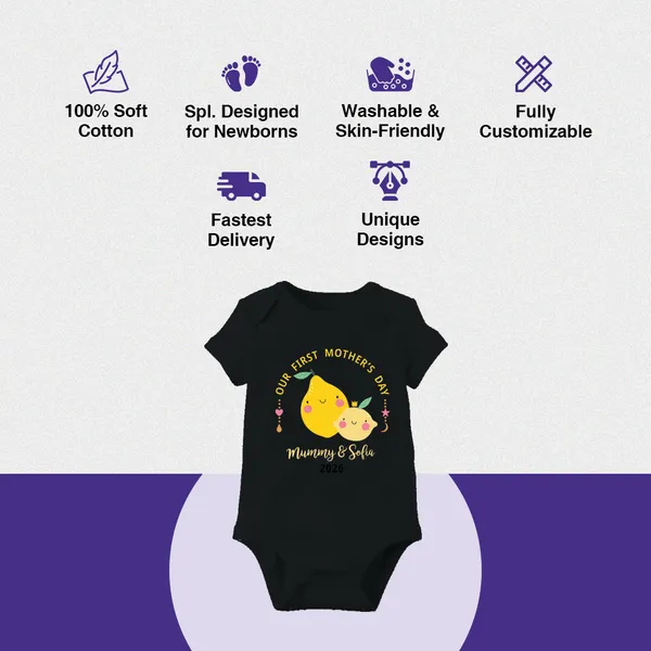 Black_Cotton_First_Mother'S_Day_Printed_Baby_Romper