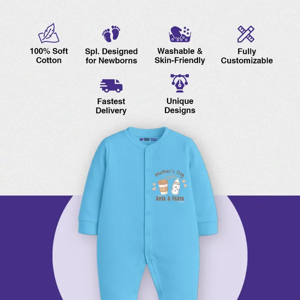 Blue_Cotton_Mother'S_Day_Personalized_Romper_For_Babies