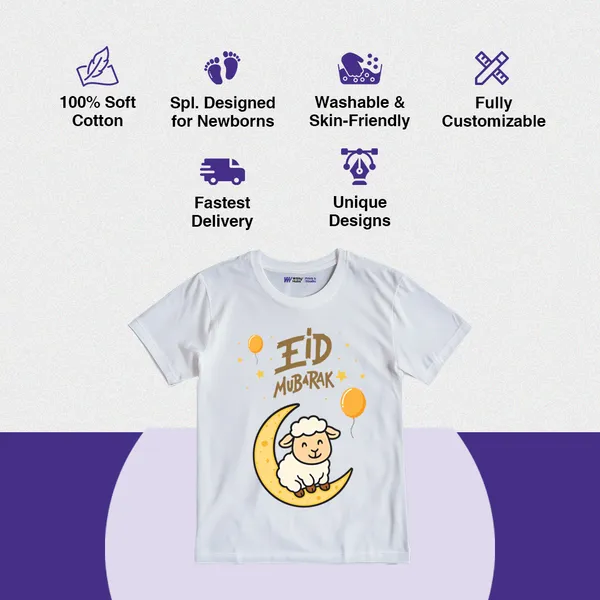 White_Cotton_Eid_Mubarak_Printed_T-Shirt_For_Kids