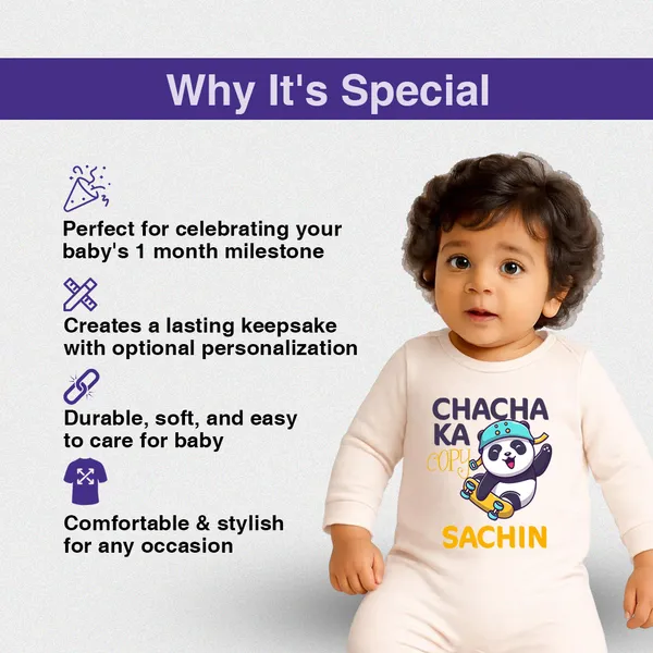 Cream_Cotton_Chacha_Ka_Cup_Sachin_Panda_Print_Romper_For_Newborns