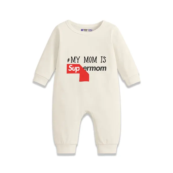 Cream_Cotton_My_Mom_Is_Supermom_Romper_For_Baby