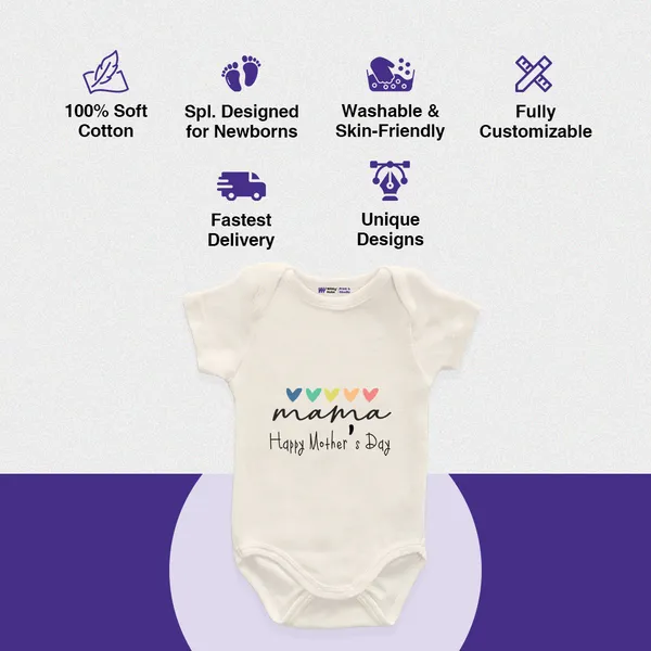 Cream_Cotton_Happy_Mother'S_Day_Printed_Bodysuit_For_Babies