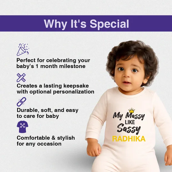Cream_Cotton_My_Massy_Like_Sassy_Personalized_Romper_For_Newborns