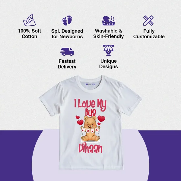 White_Cotton_Personalized_Baby_T-Shirt_With_Cute_Teddy_Print