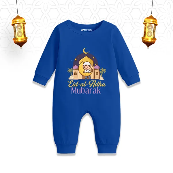 Blue_Cotton_Eid-Al-Adha_Mubarak_Full_Sleeve_Romper_For_Baby