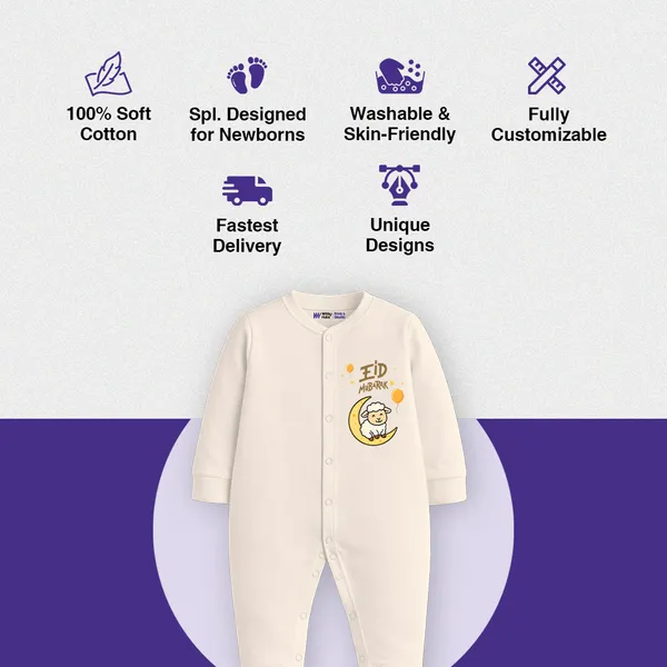 White_Cotton_Eid_Mubarak_Romper_For_Baby