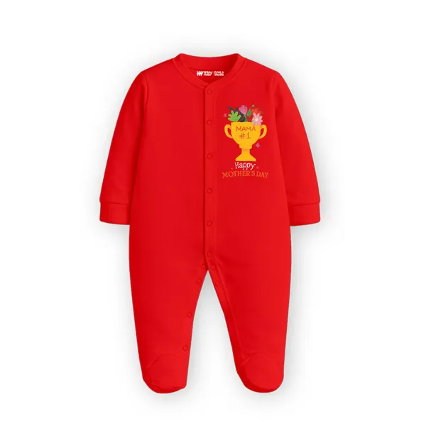 Red_Cotton_Happy_Mother'S_Day_Romper_For_Baby