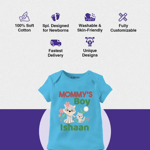 Blue_Cotton_Mommy'S_Boy_Personalized_Baby_Bodysuit_For_Newborns