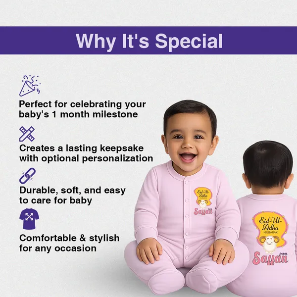 Pink_Cotton_Eid_Ul_Adha_Personalized_Romper_For_Baby