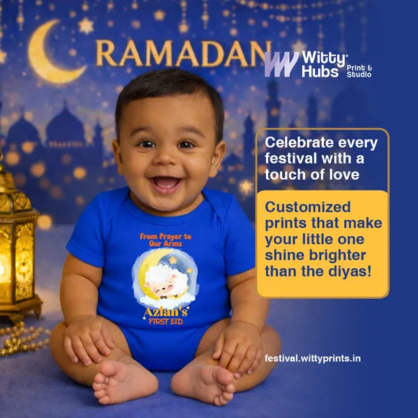 Blue_Customizable_First_Eid_Onesie_For_Baby