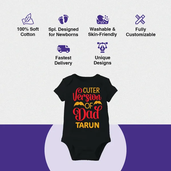 Black_Cotton_Personalized_Cuter_Version_Of_Dad_Baby_Romper