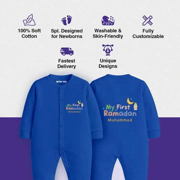 Blue_Cotton_My_First_Ramadan_Full_Sleeve_Romper_For_Baby