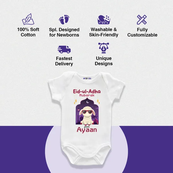 Eid-Ul-Adha_Mubarak_Customized_Baby_Romper_With_Name