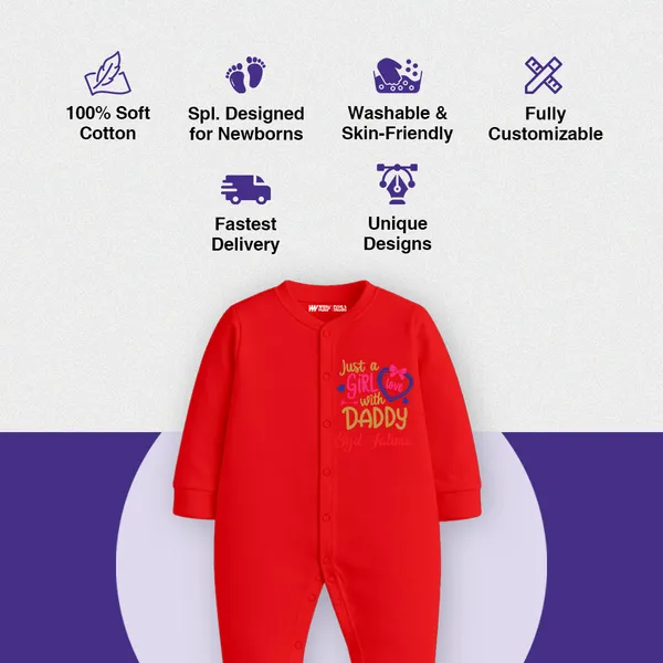Red_Cotton_Just_A_Girl_With_Daddy_Print_Sleepsuit_For_Baby