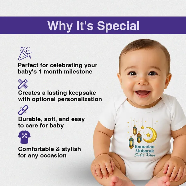 Ramadan_Mubarak_Personalized_White_Cotton_Baby_Romper