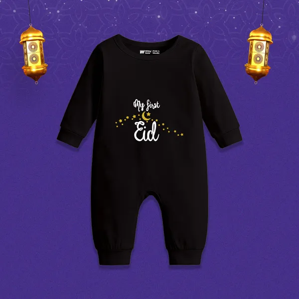 Black_Cotton_My_First_Eid_Printed_Full_Sleeve_Romper_For_Baby
