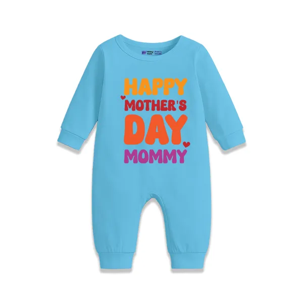 Sky_Blue_Cotton_Happy_Mother'S_Day_Printed_Romper_For_Baby