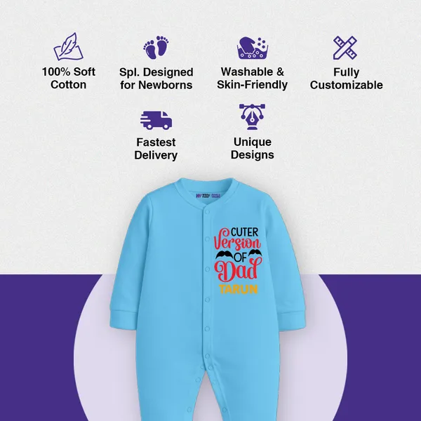 Blue_Cotton_Full_Sleeve_Romper_With_Cuter_Version_Of_Dad_Print