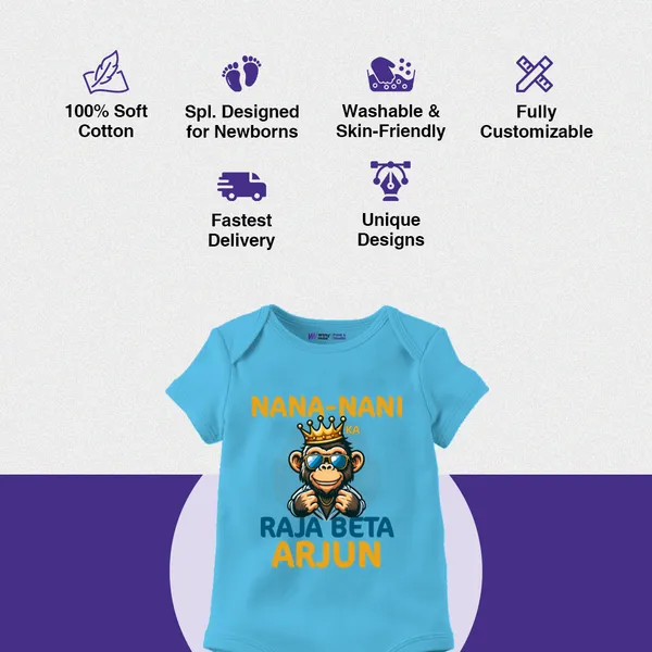 Blue_Monkey_Print_Personalized_Baby_Onesie_For_Boys